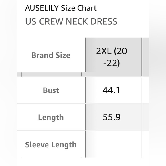 AUSELILY Women Long Sleeve Loose Maxi Dresses Casual Long Dresses W/Pockets XXL - Picture 5 of 5